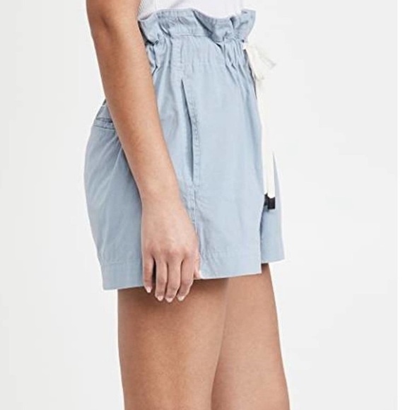 Bassike Canvas Paperbag Shorts in Gray Size 1 S - Picture 10 of 11